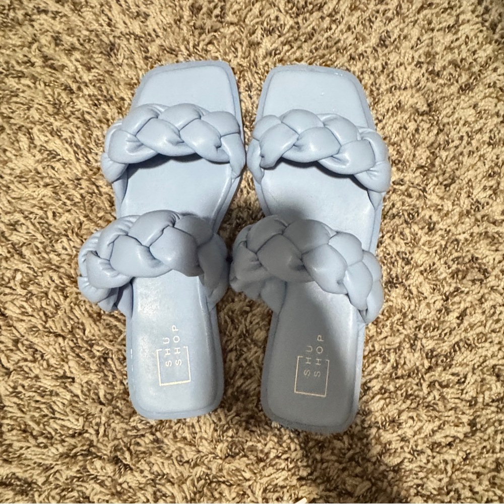 Light Blue Women Sandals